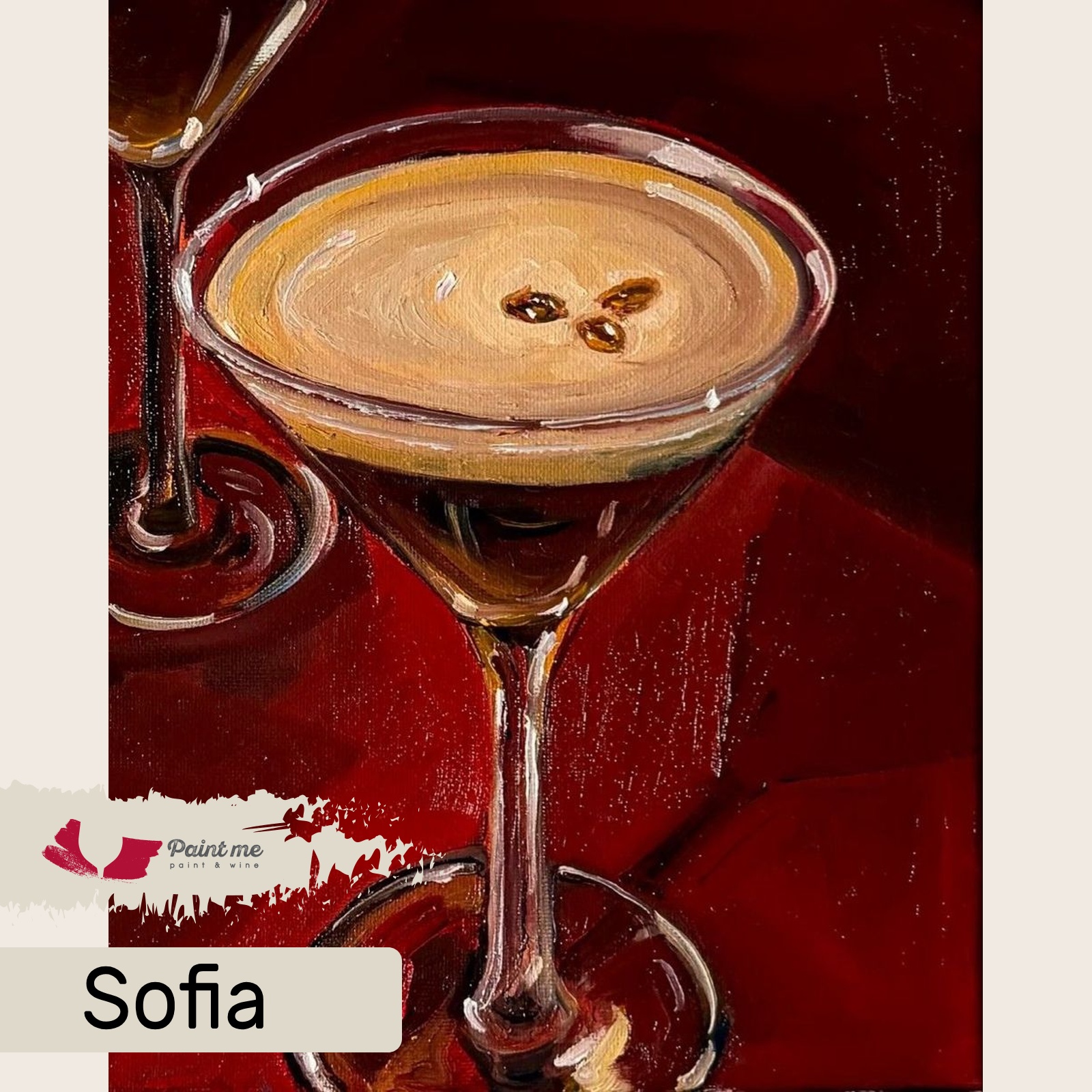 Рисуване и Вино "Espresso Martini"